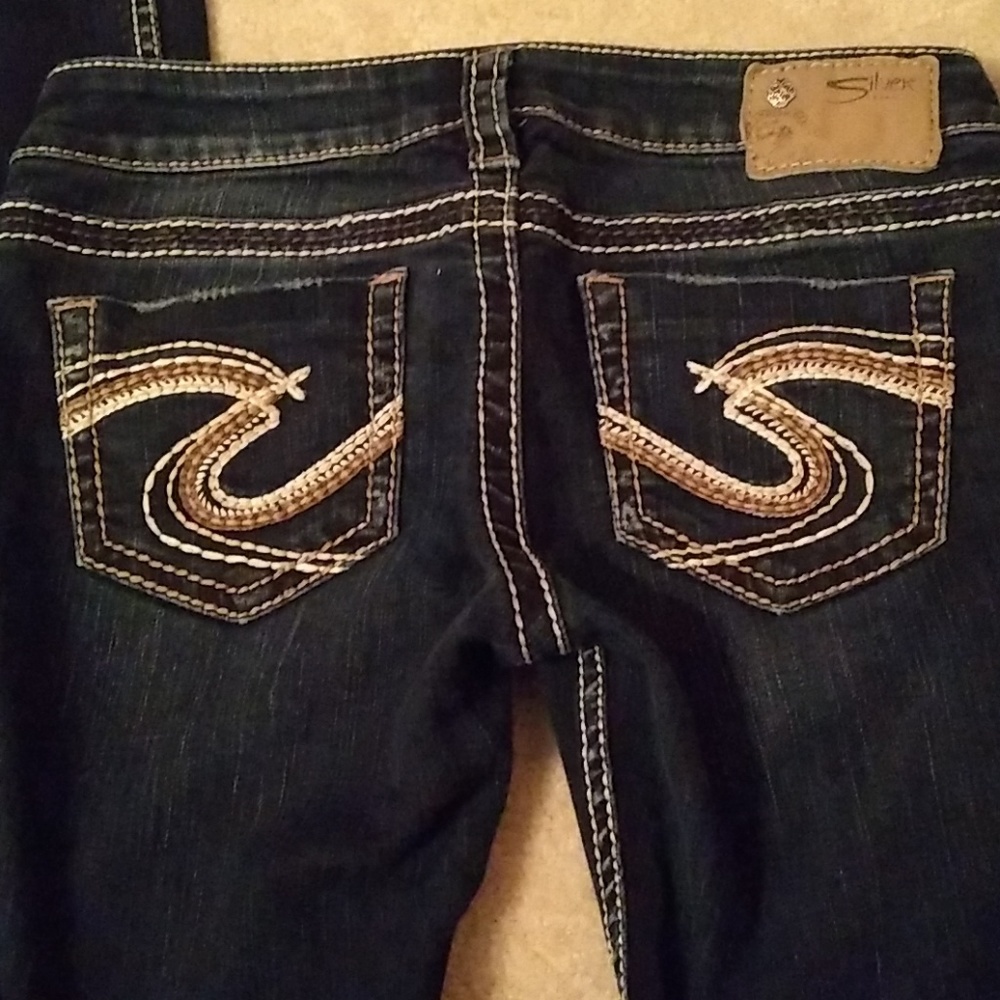 Silver jeans
